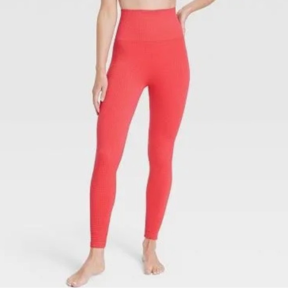 All in Motion Women's Ultra High-Rise Seamless Waffle Leggings 26" - Picture 1 of 5
